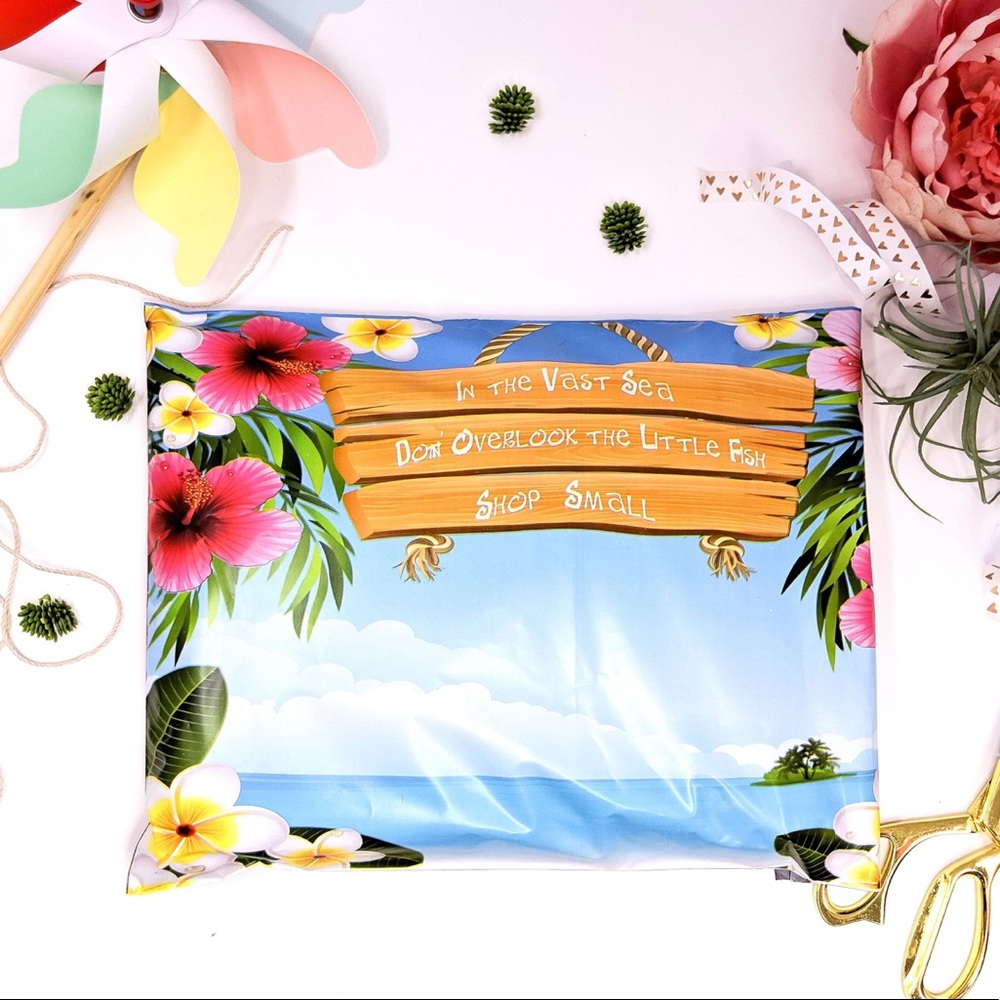 25  10X13 Tropical Poly Mailers PRICE IS FIRM - Picture 4 of 4